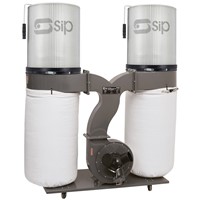 SIP 3HP Double Bag Dust Collector Package