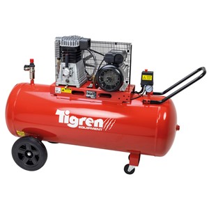 TIGREN 150ltr 3hp Belt-Driven Compressor