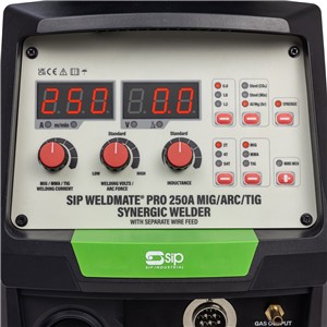 SIP WELDMATE® PRO 250A MIG/ARC/TIG Welder w/ SWF