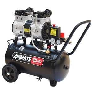 SIP DD 2hp 24ltr Low Noise Oil-Free Compressor